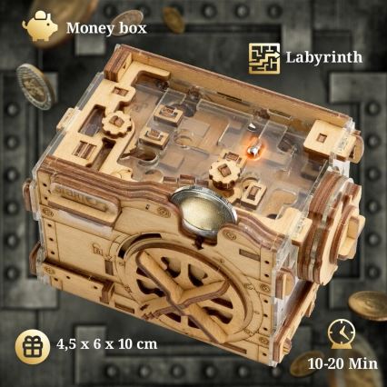 iDventure - Medinė dėlionė A-maze-ing seifas