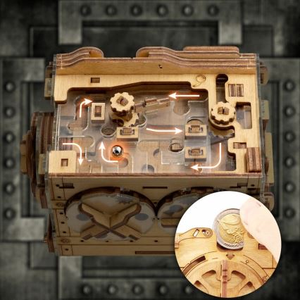 iDventure - Medinė dėlionė A-maze-ing seifas