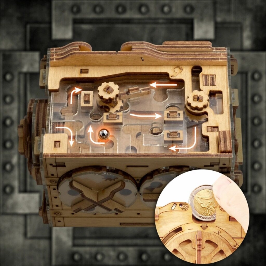 iDventure - Medinė dėlionė A-maze-ing seifas