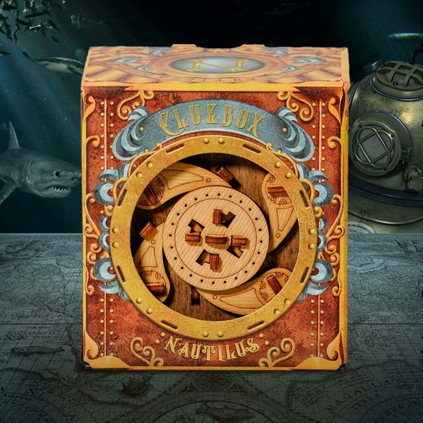 iDventure - Medinė dėlionė Kapitono Nemo Nautilus pabėgimo kambarys