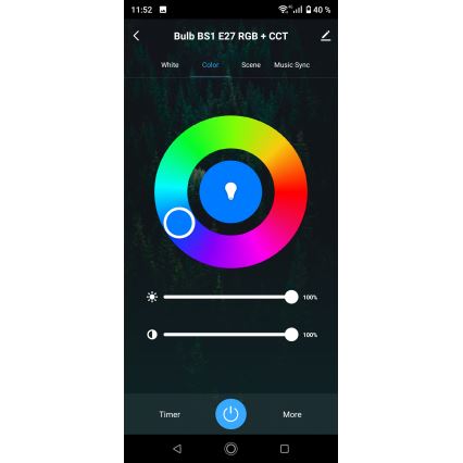 LED RGBW reguliuojamas vonios lubinis šviestuvas LED/15W/230V 3000-6500K skersmuo 22 cm IP54 balta Wi-Fi