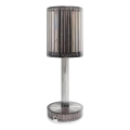 Įkraunama jutiklinė LED stalinė lempa SIMPLE LED/1W/5V 3000-6000K 2400 mAh dūminė pilka