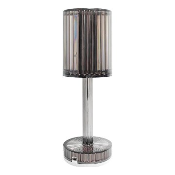 Įkraunama jutiklinė LED stalinė lempa SIMPLE LED/1W/5V 3000-6000K 2400 mAh dūminė pilka
