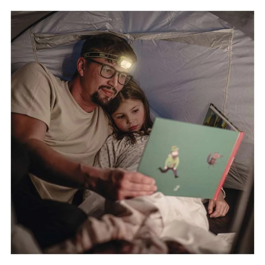 Įkraunama LED galvos lempa LED/USB IP43 800 mAh