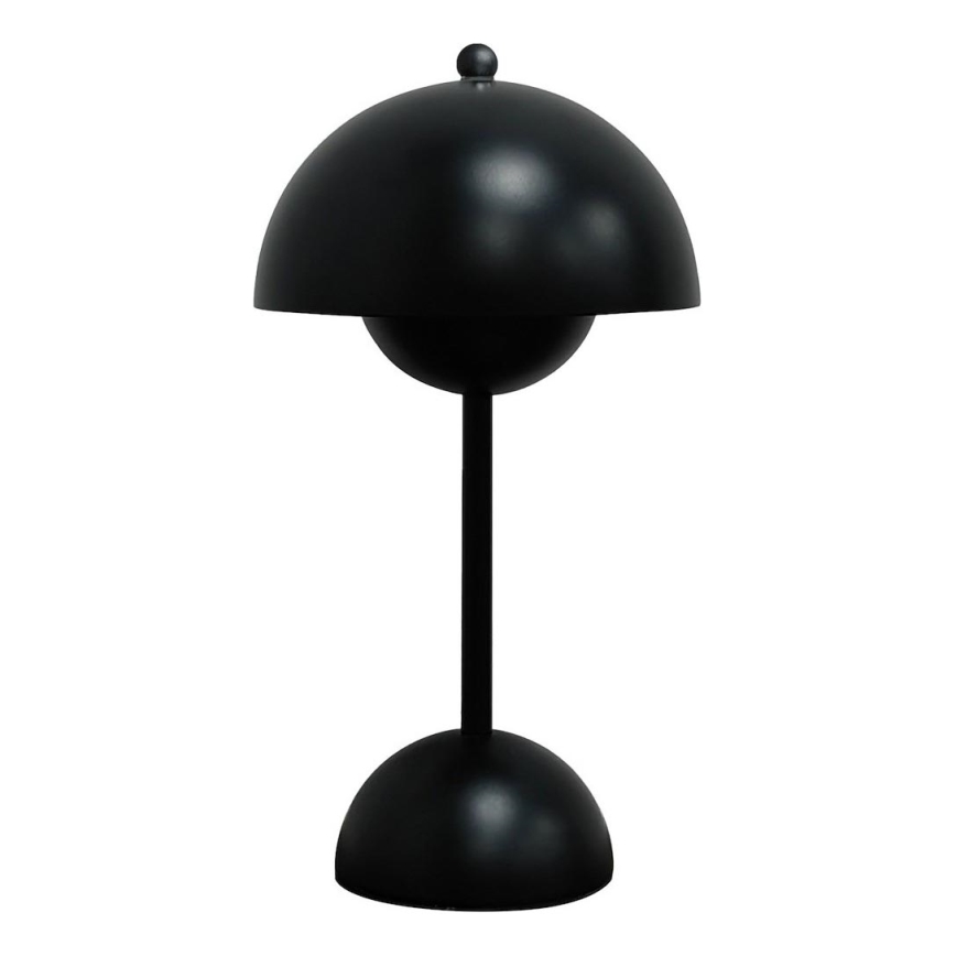 Įkraunama LED jutiklinė stalinė lempa COSTA LED/3W/5V 2400 mAh 3000-6000K juoda