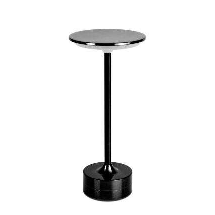 Reguliuojamo ryškumo įkraunama LED stalinė lempa NEW YORK LED/1,8W/5V 2700K/4000K/6500K 1200 mAh juoda