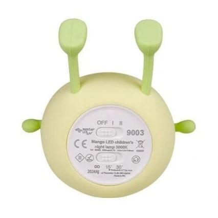 Įkraunama, reguliuojamo ryškumo vaikiška naktinė LED lempa LED/1W/5V 3000K 800 mAh mango