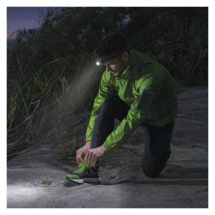 Įkraunamas LED galvos žibintas LED/USB 1600 mAh IPX6