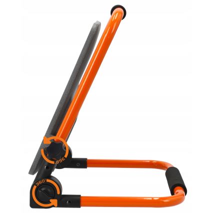 Įkraunamas LED prožektorius su stovu LED/100W/3,2V 5000K 5000 mAh IP65 oranžinis