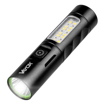 Įkraunamas LED reguliuojamo ryškumo žibintuvėlis su raudona šviesa LED/5W/5V IPX4 250 lm 2000 mAh