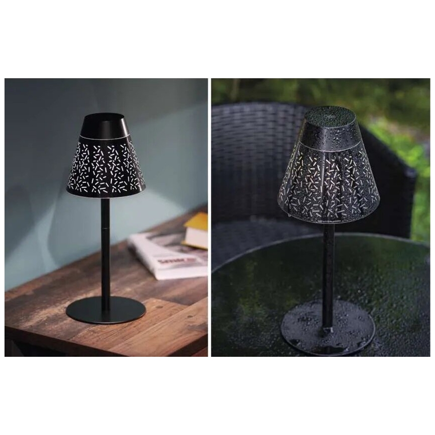 Įkraunamas LED stalo šviestuvas su reguliuojamu šviesos srautu, LED/4,2 W/5 V, 2200 mAh, IP44