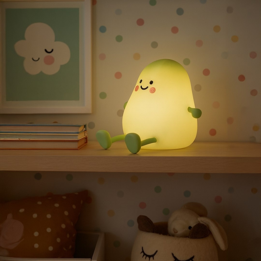 LED įkraunama jutiklinė vaikiška naktinė lempa su reguliuojamu ryškumu MANGO LED/2,5W/5V 800 mAh