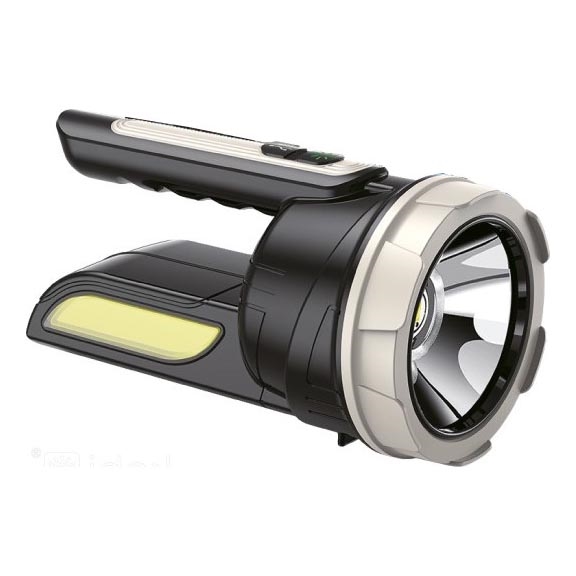 Įkraunamas LED žibintuvėlis 2xLED/3W/5V 210 lm 1200 mAh juodas