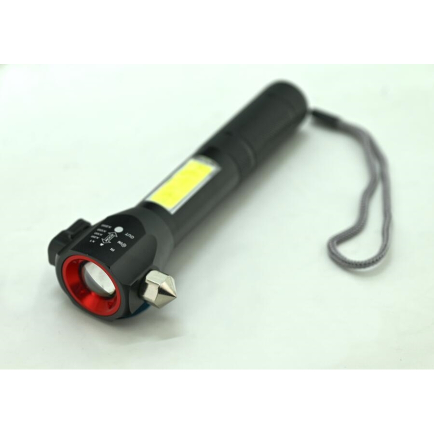 Įkraunamas LED žibintuvėlis LED/3W/5V 200 lm 1200 mAh