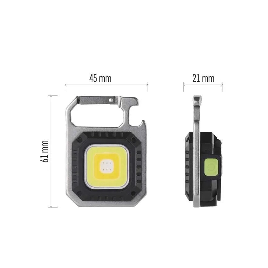 Įkraunamas LED žibintuvėlis LED/USB/3,7V IP44 750 lm 400 mAh