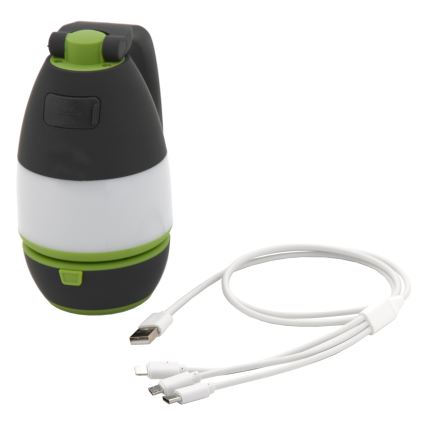 Įkraunamas LED žibintuvėlis su powerbank funkcija LED/3W/1500mAh