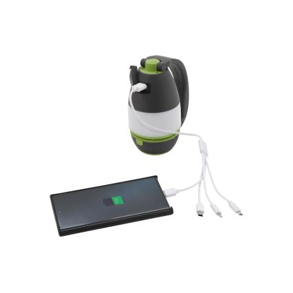 Įkraunamas LED žibintuvėlis su powerbank funkcija LED/3W/1500mAh