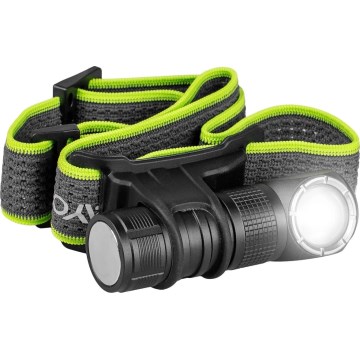 Įkraunamas reguliuojamas LED galvos žibintas su raudona šviesa 3 viename LED/10W/5V IP66 500 lm 800 mAh