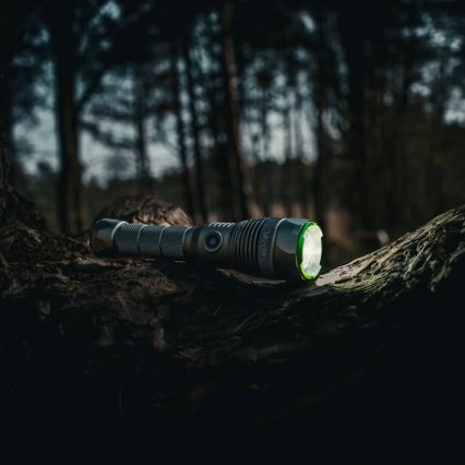 LED reguliuojamo ryškumo įkraunamas žibintuvėlis su galios banko funkcija LED/30W/5V IPX7 3000 lm 4000 mAh