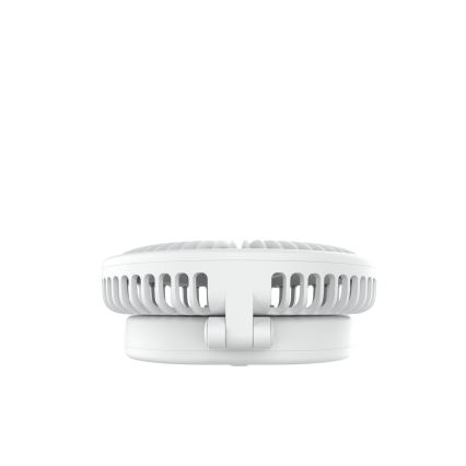 Įkraunamas stalinis ventiliatorius 10W/5V 2400 mAh baltas