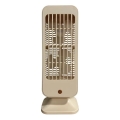 Įkraunamas stalinis ventiliatorius 5 W/5 V 1200 mAh, smėlio spalvos