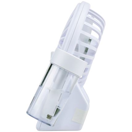 Įkraunamas stalinis ventiliatorius su rūko efektu 3,7V 1200 mAh