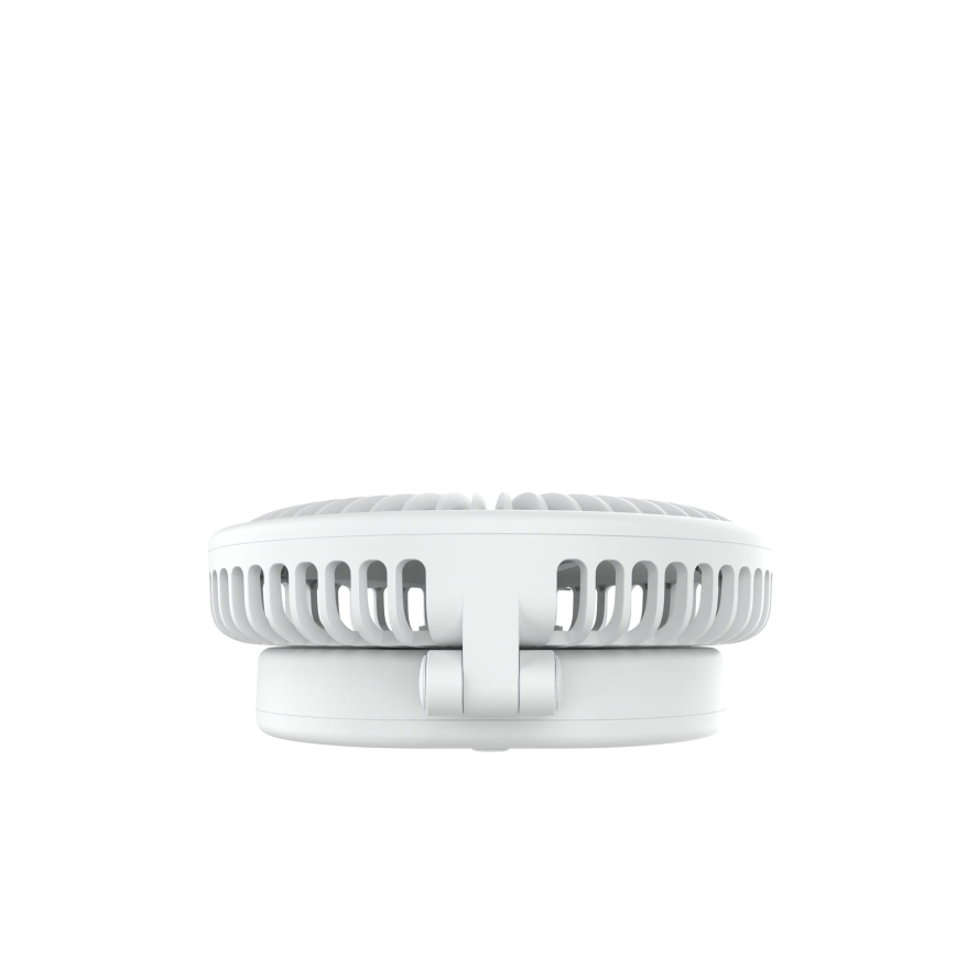 Įkraunamas stalo ventiliatorius 10W/5V 2400 mAh balta