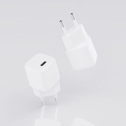 Įkrovimo adapteris USB-C Maitinimo tiekimas 20W/230V baltas