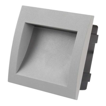 įleidžiama LED naktinė lemputė BUILT-IN 1xLED/3W šilta balta IP65