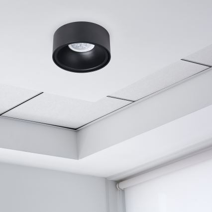 Įleidžiamas akcentinis šviestuvas BALI 1xGU5,3/MR16/25W/12V apvalus juodas
