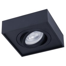 Įleidžiamas akcentinis šviestuvas NUSA 1xGU5,3-MR16/50W/12V kvadratas juodas