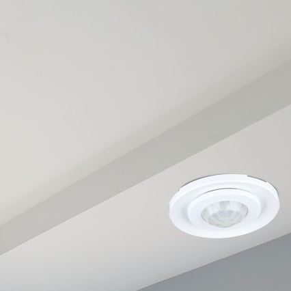 Įleidžiamas judesio jutiklis PIR 360° 400W/230V balta