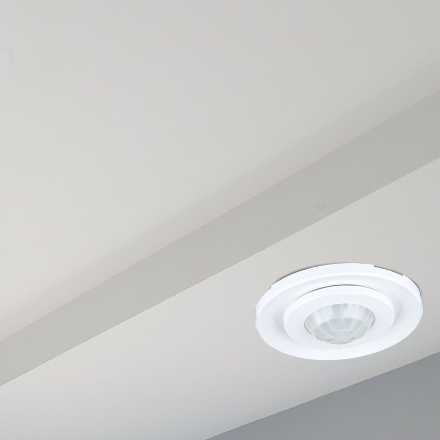 Įleidžiamas judesio jutiklis PIR 360° 400W/230V balta