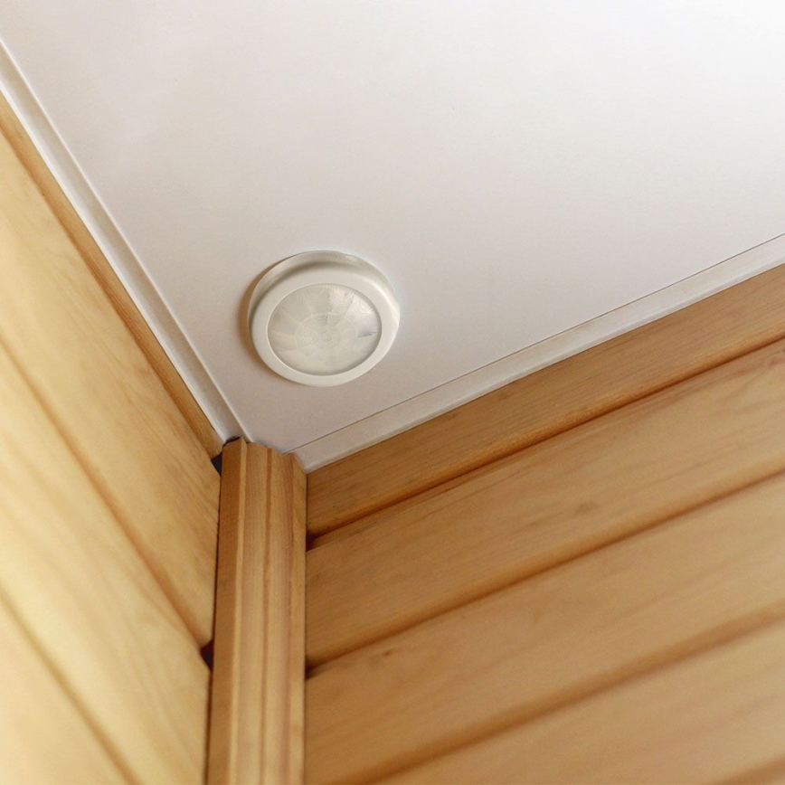 Įleidžiamas judesio jutiklis PIR 360° 400W/230V balta