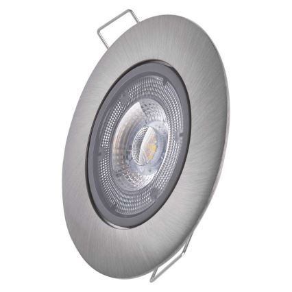 įleidžiamas LED šviestuvas EXCLUSIVE 1xLED/5W/230V 3000 K sidabro spalvos