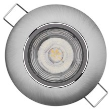 įleidžiamas LED šviestuvas EXCLUSIVE 1xLED/5W/230V 4000 K sidabro spalvos