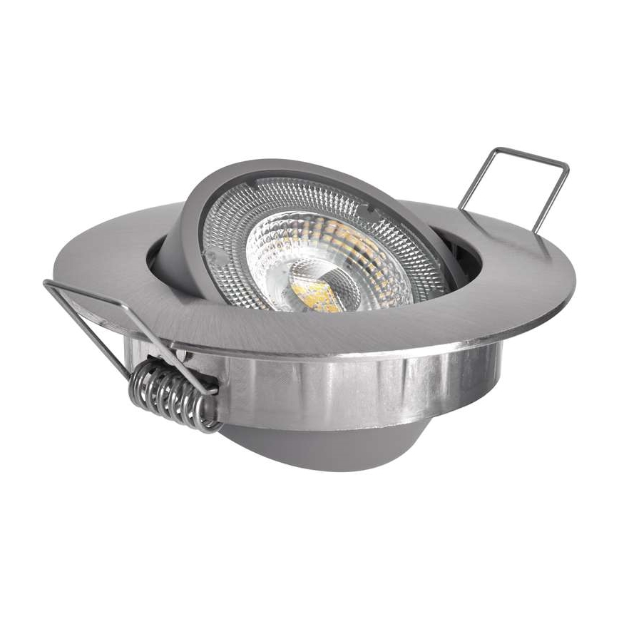 įleidžiamas LED šviestuvas EXCLUSIVE 1xLED/5W/230V 4000 K sidabro spalvos