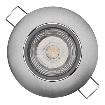 Įleidžiamas LED šviestuvas EXCLUSIVE LED/5W/230V 4000 K sidabrinis