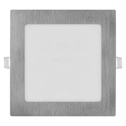 Įleidžiamas LED šviestuvas NEXXO LED/12,5W/230V 3000/3500/4000K sidabrinis 17x17 cm