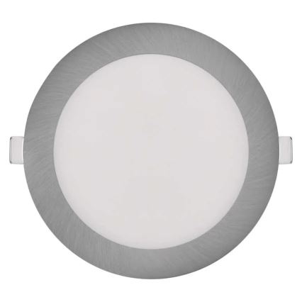 Įleidžiamas LED šviestuvas NEXXO LED/12,5W/230V 3000/3500/4000K sidabrinis skersmuo 17 cm