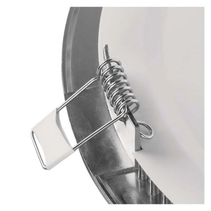 Įleidžiamas LED šviestuvas NEXXO LED/12,5W/230V 3000/3500/4000K sidabrinis skersmuo 17 cm