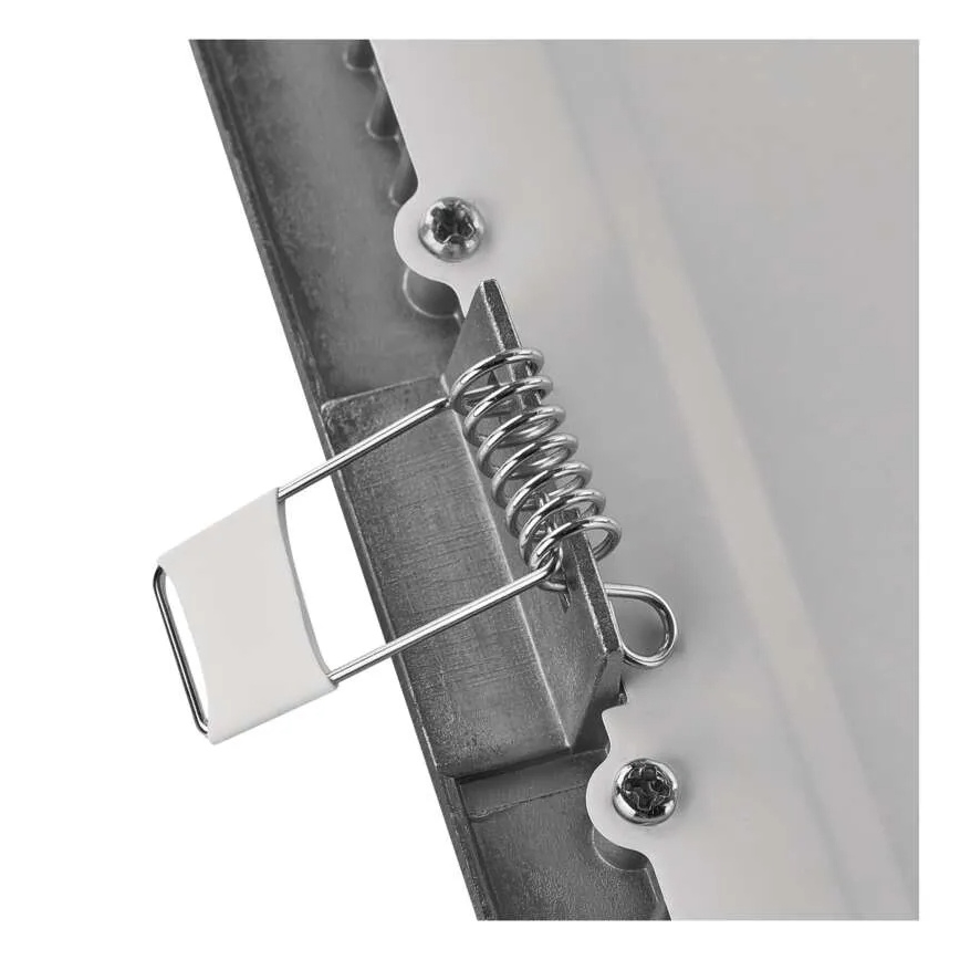 Įleidžiamas LED šviestuvas NEXXO LED/7W/230V 3000/3500/4000K sidabrinis 12x12 cm