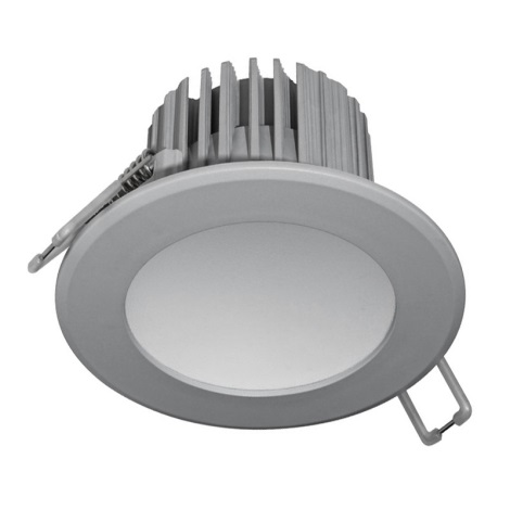 įleidžiamas LED vonios lubinis šviestuvas LED/7W/230V 2800K pilkas IP44