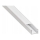 Įleidžiamas profilis LED juostoms, 1 m, baltas