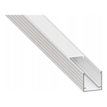 Įleidžiamas profilis LED juostoms, 1 m, baltas
