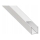 Įleidžiamas profilis LED juostoms, 1 m, baltas