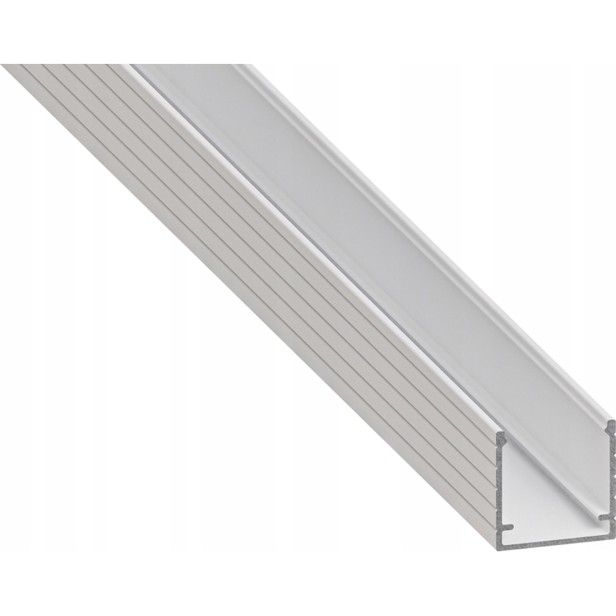 Įleidžiamas profilis LED juostoms, 1 m, baltas