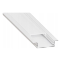 Įleidžiamas profilis LED juostoms, 1 m, baltas