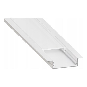 Įleidžiamas profilis LED juostoms, 1 m, baltas