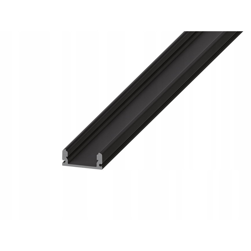 Įleidžiamas profilis LED juostoms, 1 m, juodas/baltas